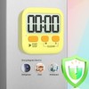 Antonki 2 Pack Digital Timer for Kids, Magnetic Countdown Kitchen