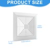 Trasylph Bathroom Vent Cover,9.65"x9.65" Bathroom Exhaust Fan Cover with Springs