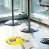Pallet Jack Parking Floor Decals Yellow Anti-Slip Round Shape C