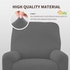 Easy-Going 4 Pieces Microfiber Stretch Recliner Slipcover – Spandex Soft