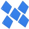 5pcs Silicone Pot Holders Mat Heat Resistant Anti Slip Square