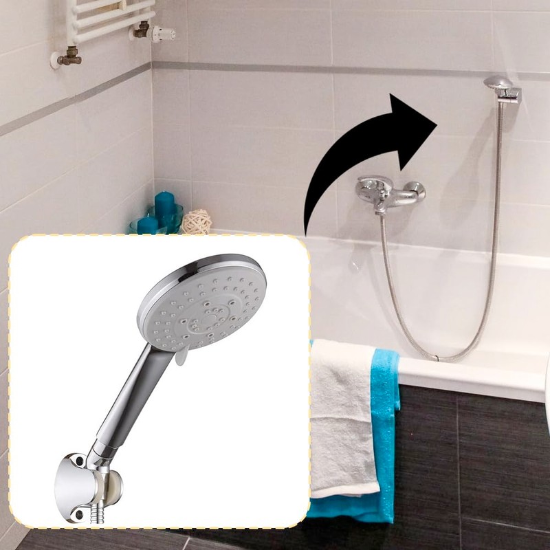 Handheld Shower Head Elbow Adapter G1/2" Conversion Joint Shower Connector