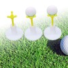 QHALEN Golf Rubber Tee Holder Set for Golf Driving Range