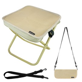 SUPOTSUDAY Folding Outdoor Chair, Compact, Ultra Lightweight, Comes with Shoulder Strap, Convenient to Carry, Storage Bag, Portable Chair, Camping Chair, Easy to Use, Japanese Instruction Manual