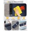 Electric Warming Tray - Rollable/Portable Warming Mat with Timer, Heating