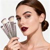 Maange Pcs Brochas Maquillaje Profesionales Estuche Base Facial Sintética Polvo