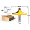 YONICO Table Edge Thumbnail and Handrail Router Bits 3-1/8-Inch Diameter