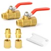 TAILONZ PNEUMATIC 2 Point 1/4" Brass Inner and Outer Thread