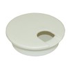 MyCableMart 2 1/2" Cut-Hole Size White Round Wire Management Grommet
