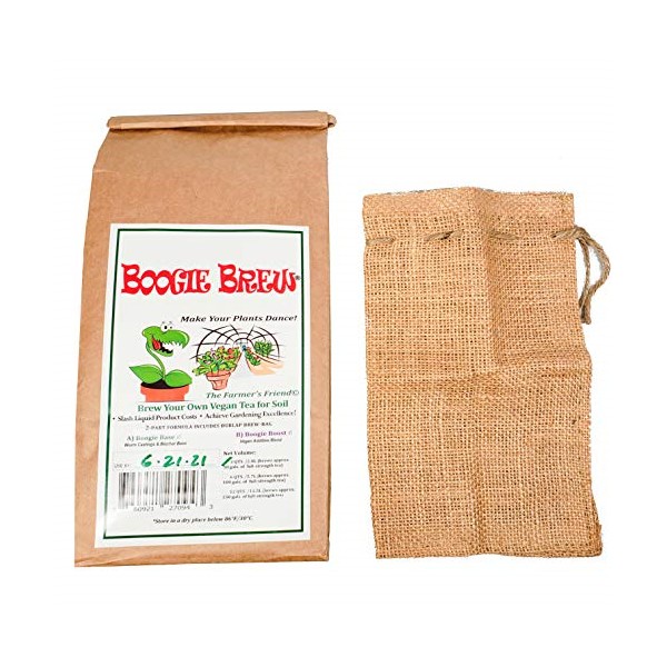 Boogie Brew Compost Tea 2 Part Formula 3 Pounds - Makes 50 Gallons. The Organic