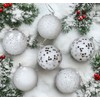 Christmas Baubles, Pack of 16 6 cm Glass Christmas Tree