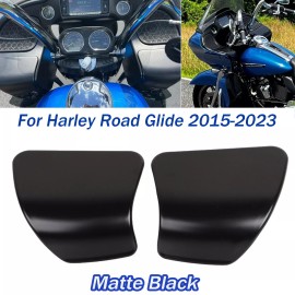 Unbranded Matte Black Inner Fairing Glove Box Door Cover Fit For Harley Road Glide 2015-23