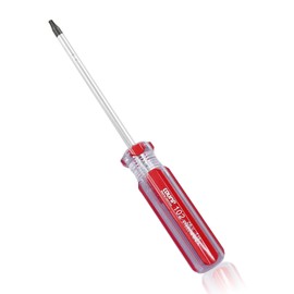 Kemcatui T15 Torx Security Screwdriver with Magnetic Tip and Insulated PVC Handle, for Computer and Home Appliance Repairs(Red, 7 Inch/178mm)