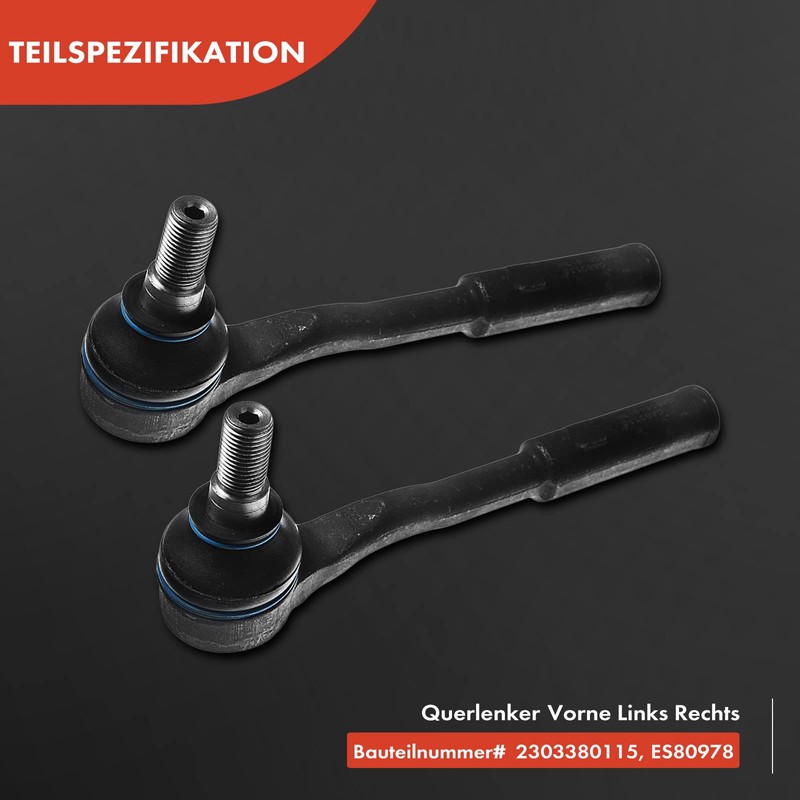 1x Suspension Arm Tie Rod End Left Front for CLS