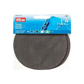 Prym 929371 Patches Faux Suede (Iron) 10 x 14 cm Medium Grey