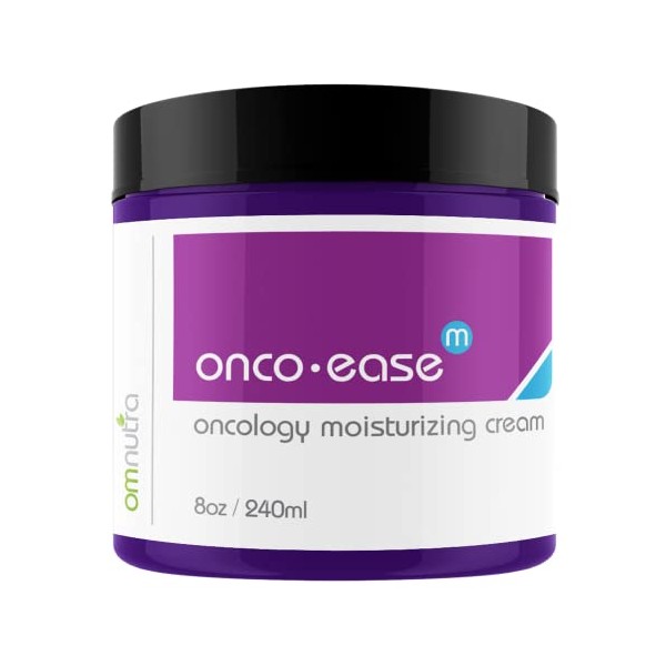 OmNutra OncoEase Oncology Cream Moisturizer - 8OZ Organic Based Moisturizing Lotion For Pain Relief for Dry Skin Care for Chemo Patients Radiation Treatment Arnica Cream