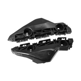 REPAIROCK 1 Pair Bumper Mounting Support Bracket Compatible for Toyota Yaris 2007-2012, Left Right Bumper Retainer Set Plastic Black Auto Replacement Parts