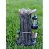 Bear Cubs with Solar Light Statue Solar Bear Lantern Figurine