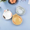 Ceramic Cat Bowls Set of 3, Decorative Treat Bowl Tableware