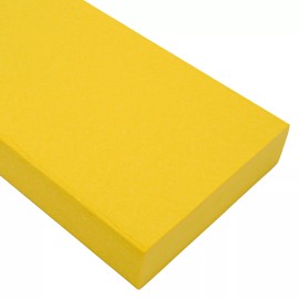 BuyPlastic Tangent Poly Lumber - Lemon Yellow, 2x6 (1.5" x 5.5"), 36" L