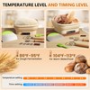 Upgrade Heating Sourdough Bread Proofing Basket Set, Electric Thermostatic Silicone