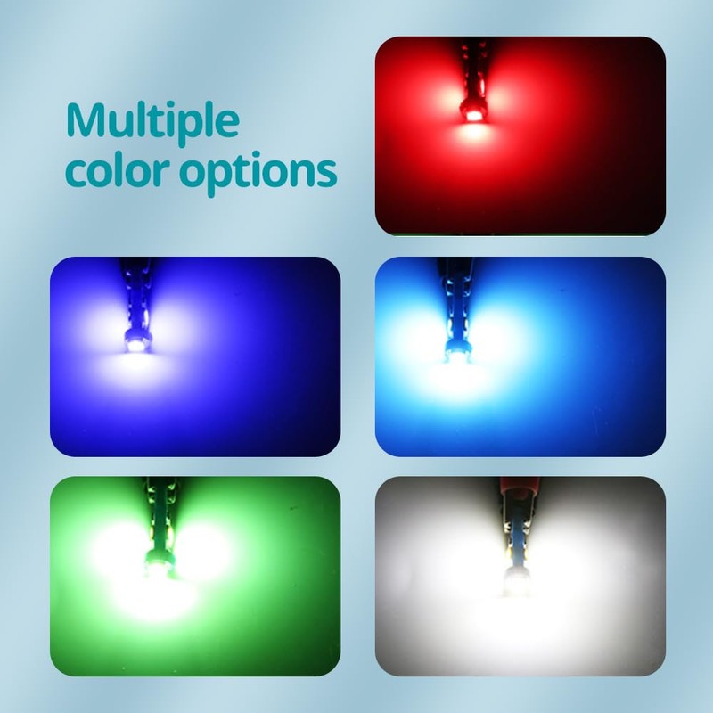 RGOAANC 12PCS T5 LED Bulbs, 74 37 2721 PC37 LED