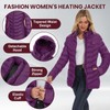OAOA innovation Womens Heated Jacket with 10000mAh Battery Pack, Dual