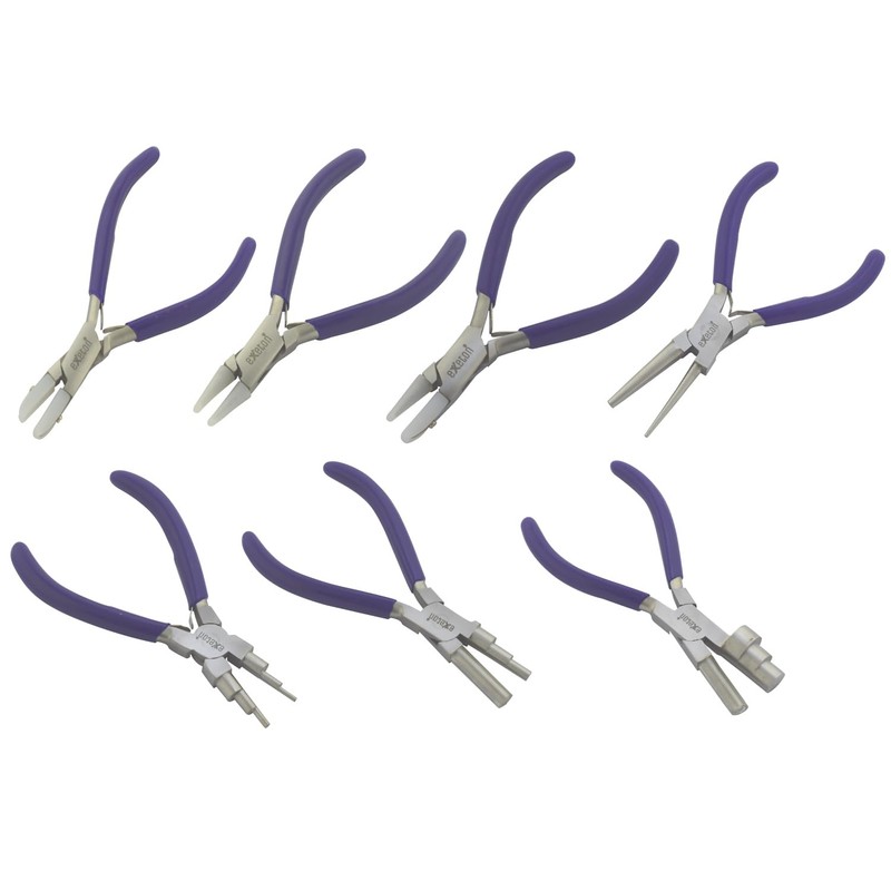 Exeton Jewelry Pliers Tool, Bail Making Pliers 6 in 1