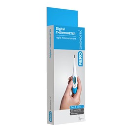 Aerodiagnostic Digital Thermometer, White