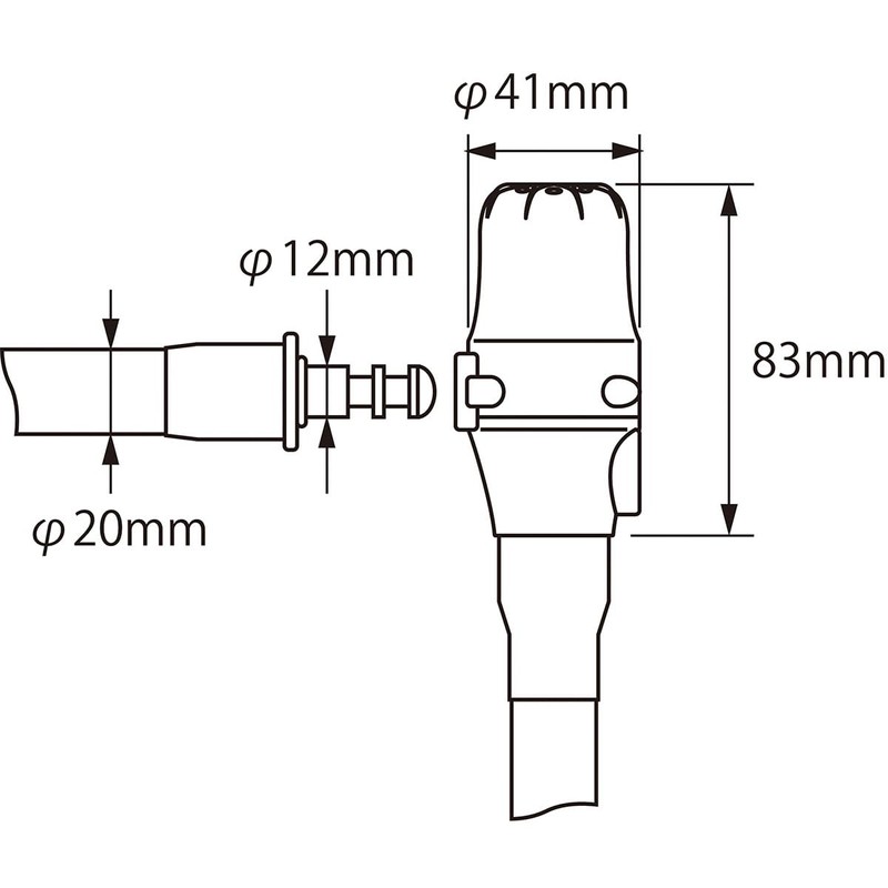 Komine LK-123 Motorcycle Alarm Wire Lock
