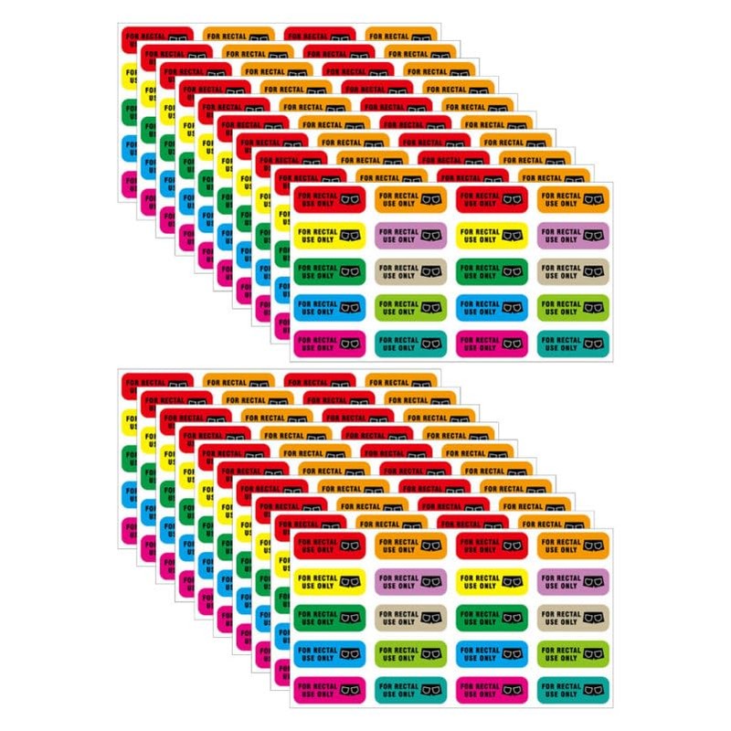 Lurrose Rectal Use Only Stickers 20 Sheets Party Decorations Funny
