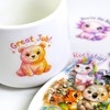 Animal Positive Affirmation Stickers - 50 Pcs Clear PET