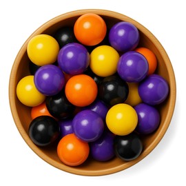 NY Spice Shop Gumball Candy Collection - 150 Count Colorful Round Candy Balls - Fruit Flavored Assorted Gumballs - Edible Sweet Treat Decorations for Party Bag Fillers & Sprinkles Mix -1 Inches