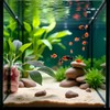 Green Betta Fish Leaf Pad,Plastic Plant Betta Hammock Leaf Bed,Simulating