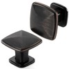 BEROSSA Oil Rubbed Bronze Kitchen Cabinet Knobs Bronze Drawer Knobs,