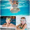 VENNNERLI Swimming Goggles，Boy's and Girl's Adjustable Anit-UV Anti-fog Anti-leakage Swim