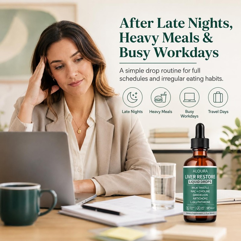 Liver Restore Drops, Complete Liver Support to Restore Energy and