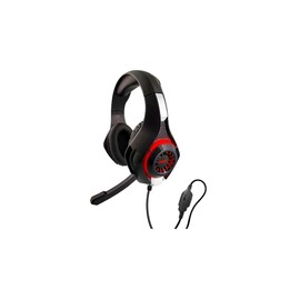 Nyko Core Universal Stereo Gaming Headset w/Retractable Microphone, Red LEDs & Soft Ear Cushions - Perfect for PS5, PS4, Xbox, PC & Nintendo Switch Gaming!