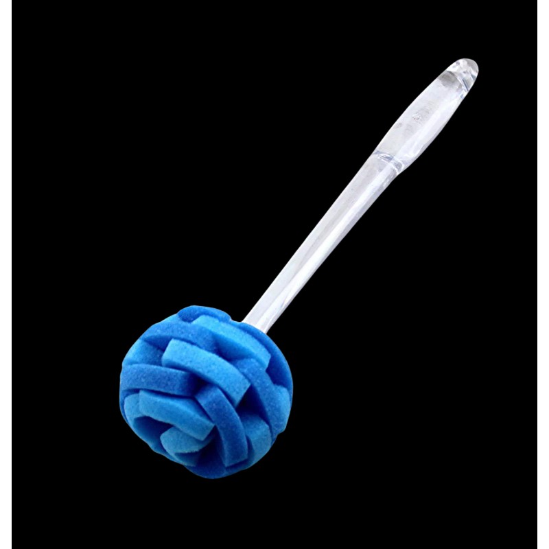 Dependable Industries Soft Touch Glassware Sponge Dish Brush Puff Brush