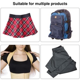 Elastic Band for Sewing, SourceTon 1/2 Inch 22 Yards Elastic Bands with Soft Tape Measure for Wig, Waistband, Crafts DIY (11 Yard White,11 Yard Black)