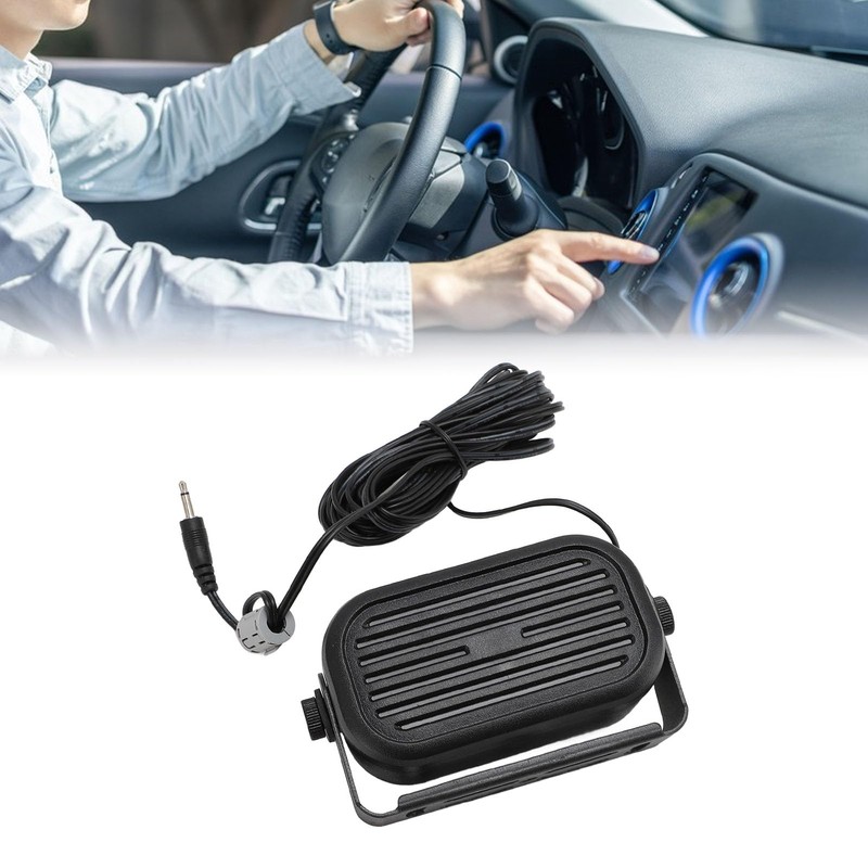 3.5mm Car External Speaker,Loud and Clear Sound Mini External Speaker,Long