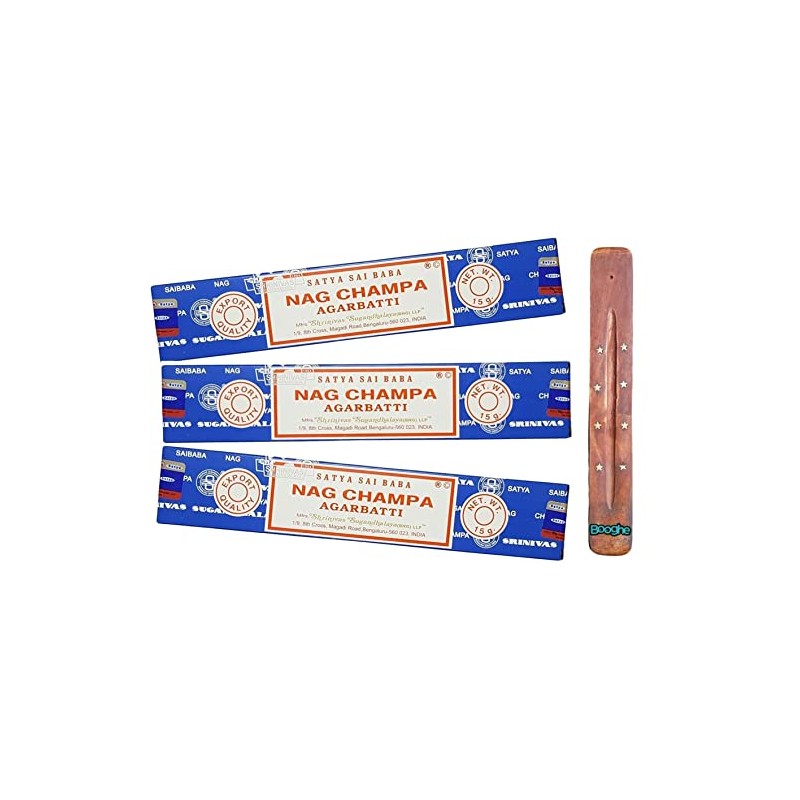 Satya Nag Champa Incense Sticks | x3 pack | with