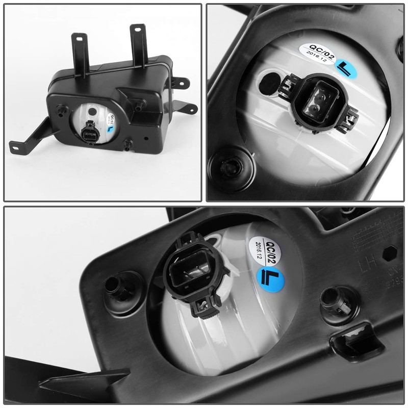 DNA MOTORING FL-ZTL-804-SM Fog Light With Switch Driver & Passenger