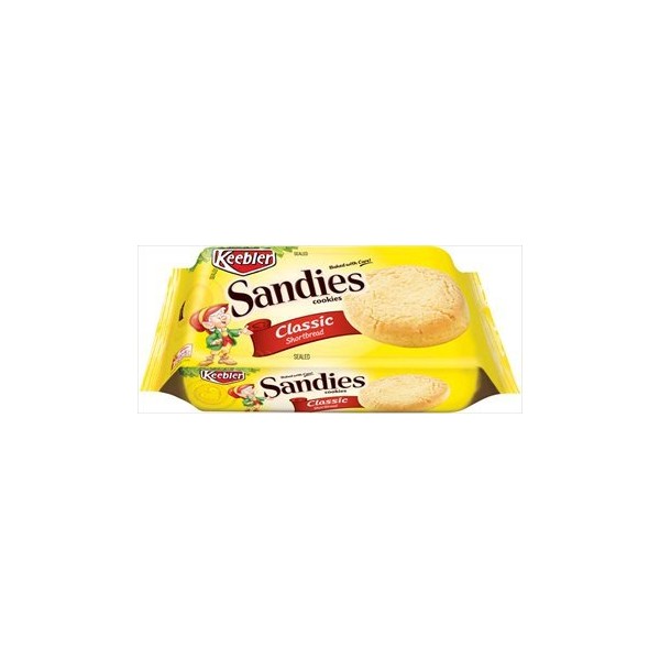 Keebler Sandies Simply Shortbread Cookies 11.2 oz (Pack of 12)