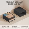 Homsorout Large Closet Storage Bins - 6 Pack Pull-Out Stackable