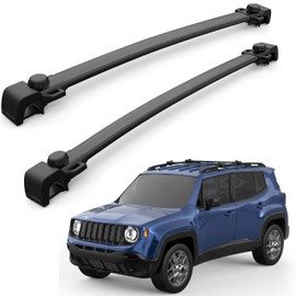 KUIPERAUTO 165lbs Aluminum Roof Rack Cross Bars Compatible for 2007-2017 Jeep Patriot Rooftop Luggage Carrier Rack for Bike Canoe Kayak Cargo Box
