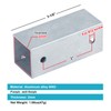 OTTFF 10 Pack 1" Aluminum Square Tube Connector, 2 Way