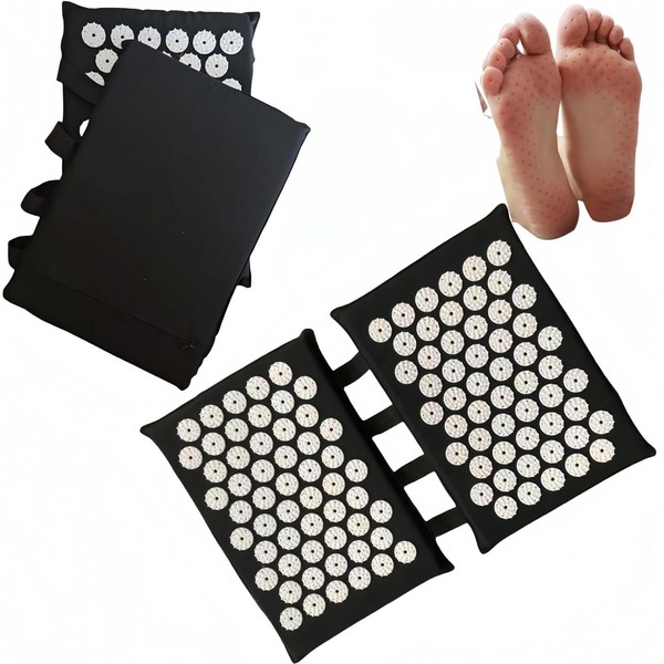 YANGUN Acupressure Mat for Feet and Back, 2 x 33