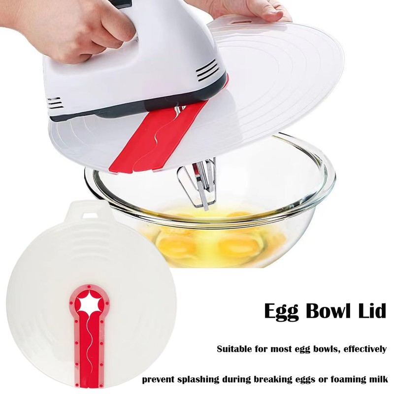 ANFUXT Splash Guard Diameter 31 cm, Mixing Bowl Universal Splash