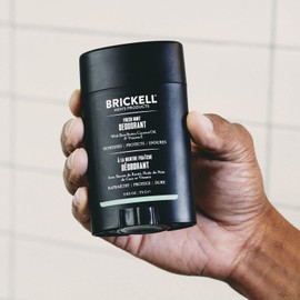 Brickell Men's Products Natural Deodorant For Men, Natural and Organic, Aluminum, Alcohol, and Baking Soda Free, 2.65 Ounce, Fresh Mint